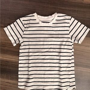 Little Bipsy Black and White Striped Tee